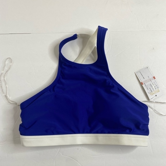 NWT Michael Kors High Neck Swim Top - Picture 1 of 3
